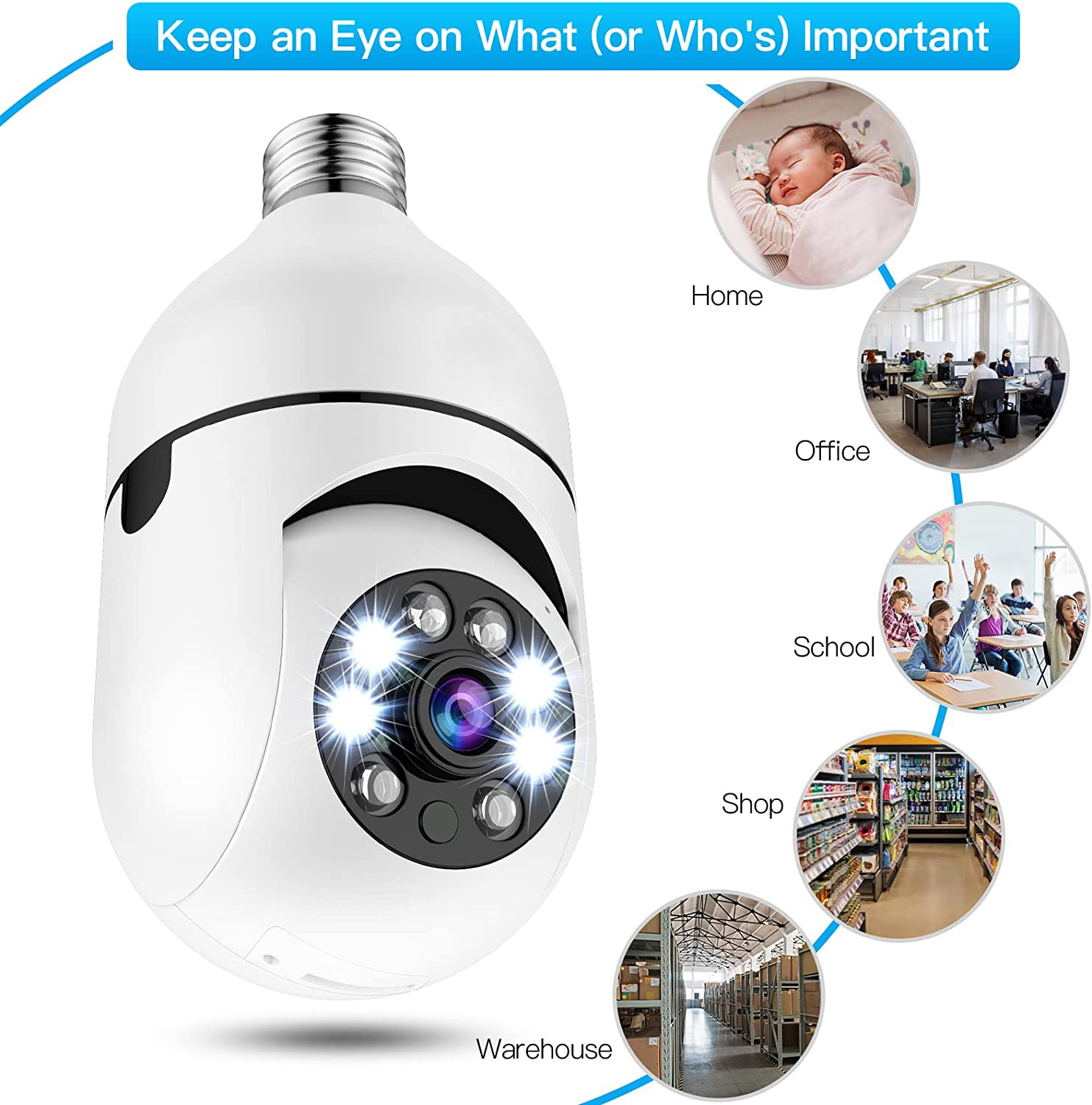 Security-Cameras-2-4Ghz-WIFI-Wireless-Light-Security-Camera-with-Alexa-1080P-HD-Indoor-E27-Bulb-Home-Cam-with-2-Way-Audio-Night-Vision-Human-Motion-Detection-Alarm-23