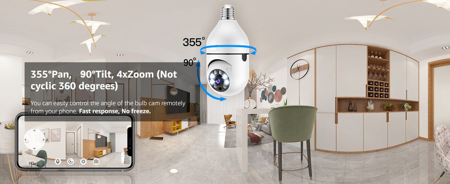 Security-Cameras-2-4Ghz-WIFI-Wireless-Light-Security-Camera-with-Alexa-1080P-HD-Indoor-E27-Bulb-Home-Cam-with-2-Way-Audio-Night-Vision-Human-Motion-Detection-Alarm-8