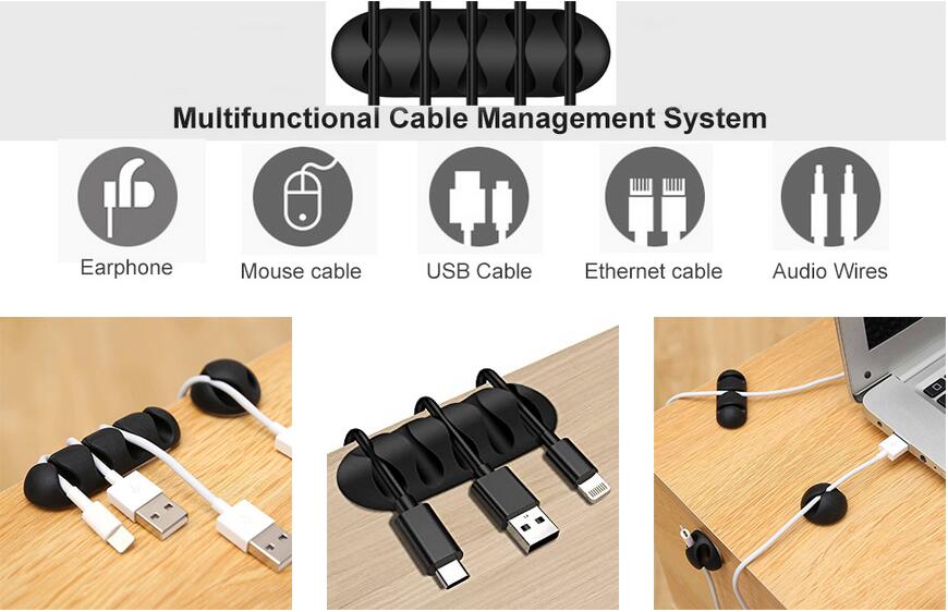 Cables-Cable-Clips-Silicone-Self-Adhesive-Cord-Management-10pcs-Multipurpose-Cable-Clips-Cable-Drop-for-All-Computer-Electrical-Charging-or-Mouse-Cord-34
