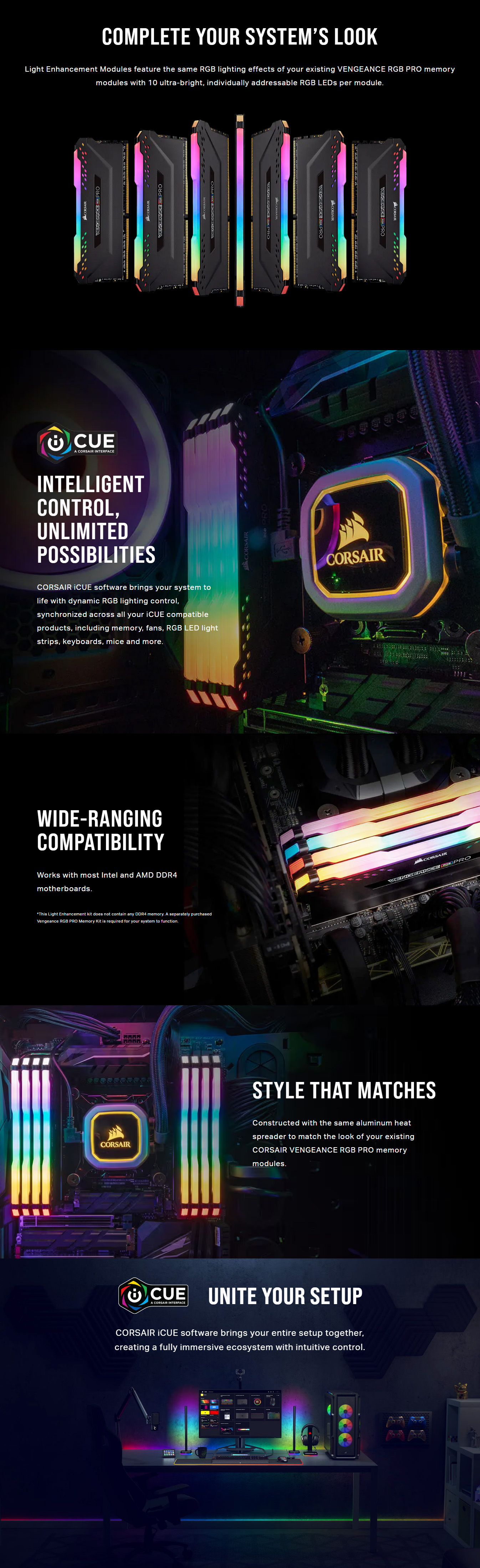 Computer-Accessories-Corsair-Vengeance-RGB-PRO-Light-Enhancement-Kit-Black-1