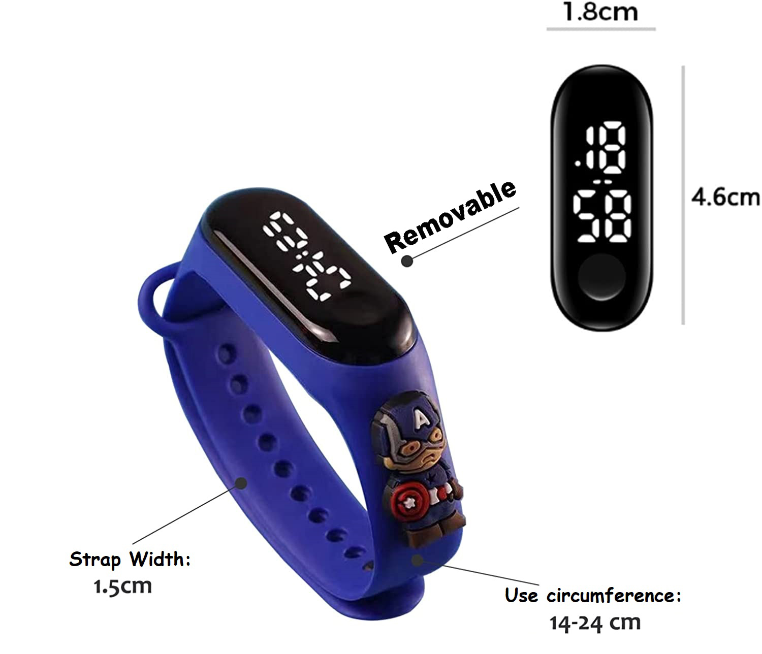 Smart-Watches-Children-s-Electronic-Watch-Captain-America-Kids-Cartoon-Watch-Waterproof-LED-Touch-Watch-Suitable-for-3-12-Years-Boys-Girls-39
