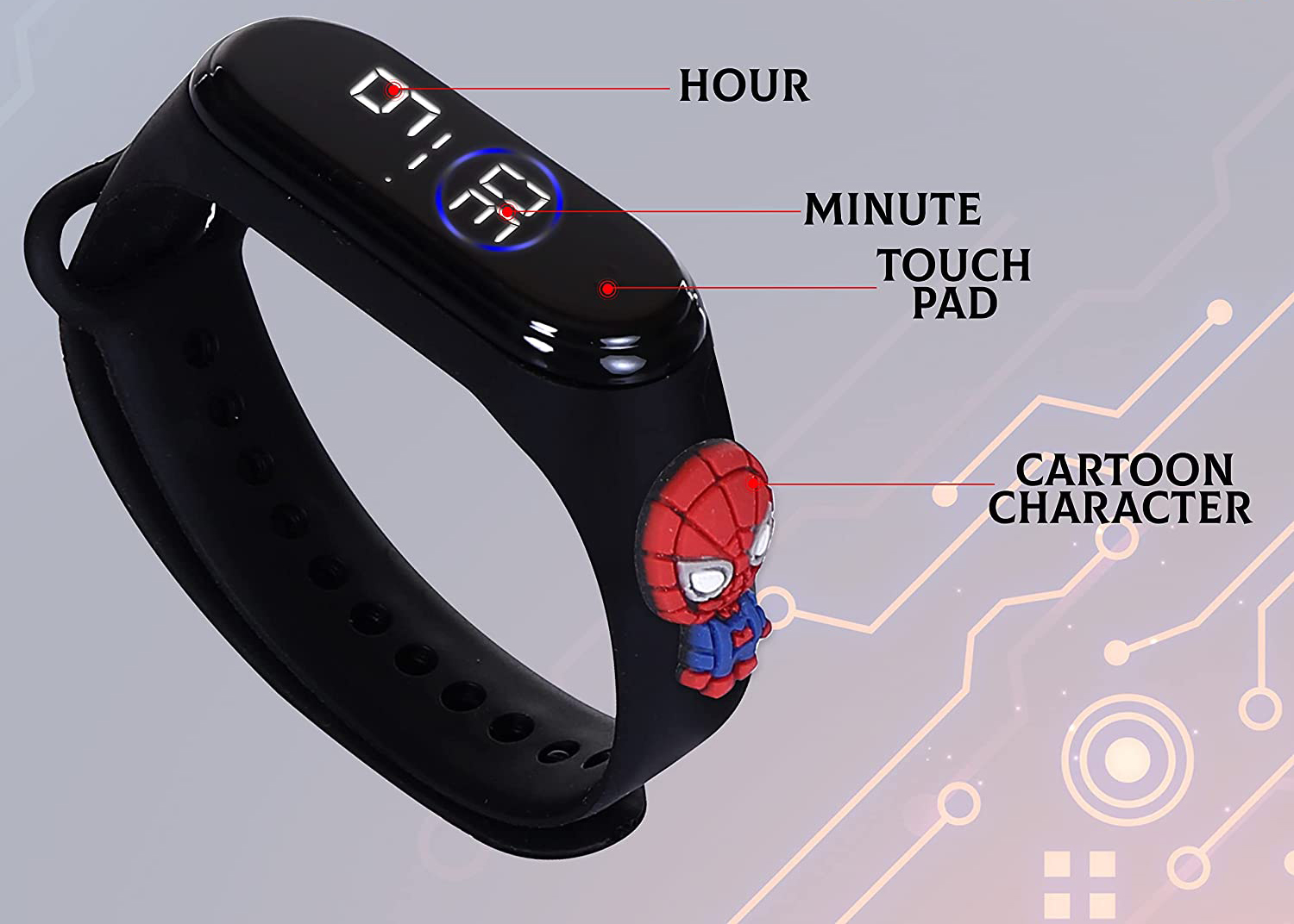 Smart-Watches-Children-s-Electronic-Watch-Spider-Man-Kids-Cartoon-Watch-Waterproof-LED-Touch-Watch-Suitable-for-3-12-Years-Boys-Girls-38