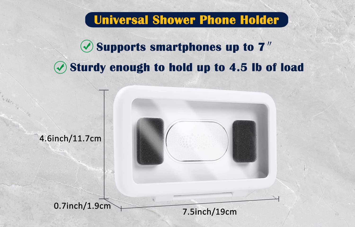 Mobile-Phone-Accessories-Shower-Phone-Holder-Waterproof-Phone-Stand-480-Rotation-Phone-Case-Wall-Mount-for-Bathroom-Bathtub-Kitchen-Compatible-with-4-7-Mobile-Phones-101