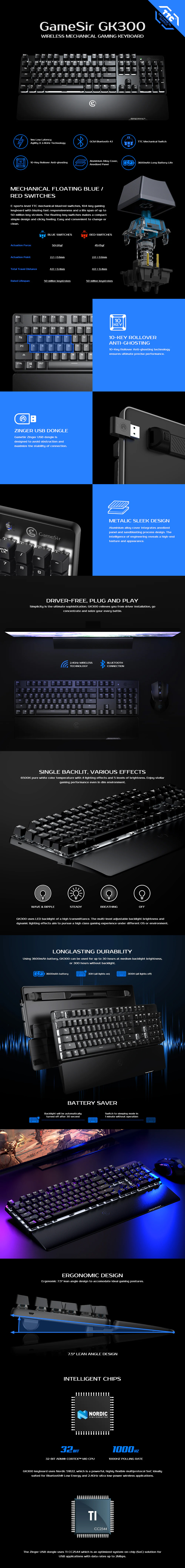 Keyboards-Gamesir-GK300-Wireless-Mechanical-Gaming-Keyboard-1