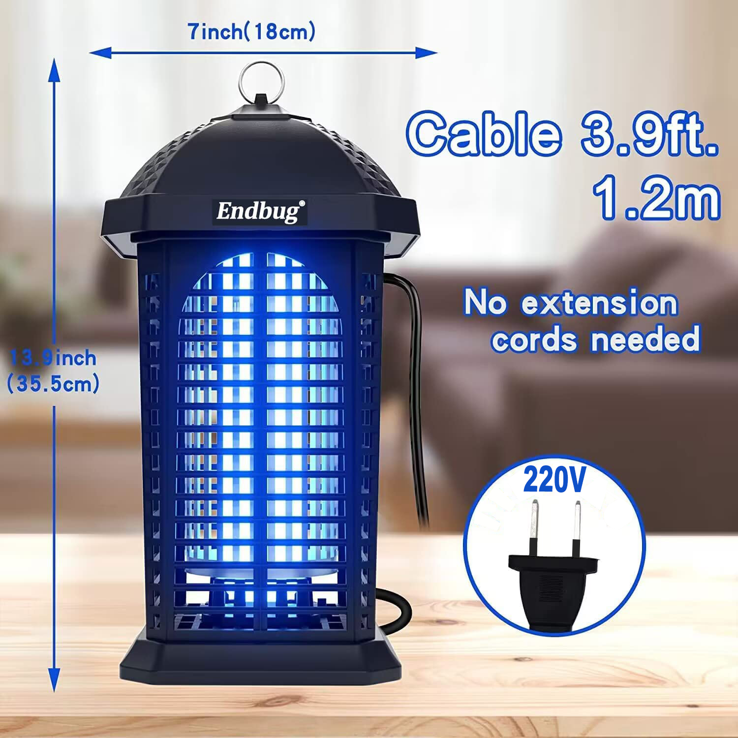LED-Desk-Lights-Electric-Insect-Killer-Bug-Zappers-Powerful-4200V-25W-Waterproof-Mosquito-Zappers-Lamp-with-UV-Light-Protective-ABS-Housing-for-Indoor-Outdoor-86