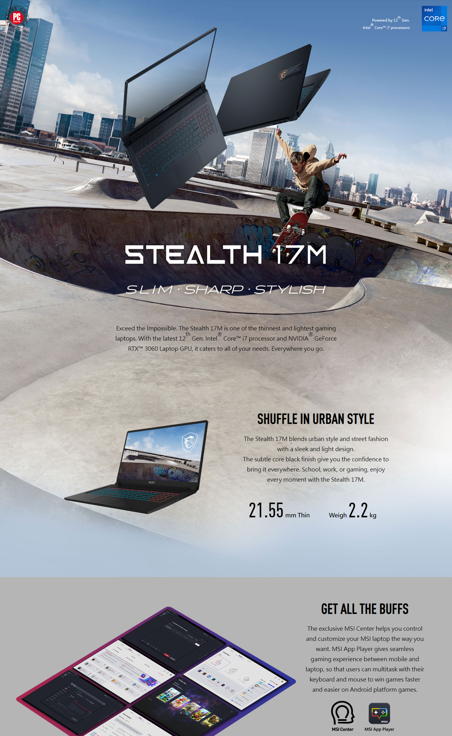 MSI-Laptops-MSI-Stealth-17-3in-FHD-144Hz-i7-1280P-RTX3060-1TB-SSD-16GB-RAM-W11P-Gaming-Laptop-Stealth-17M-A12UE-005AU-1