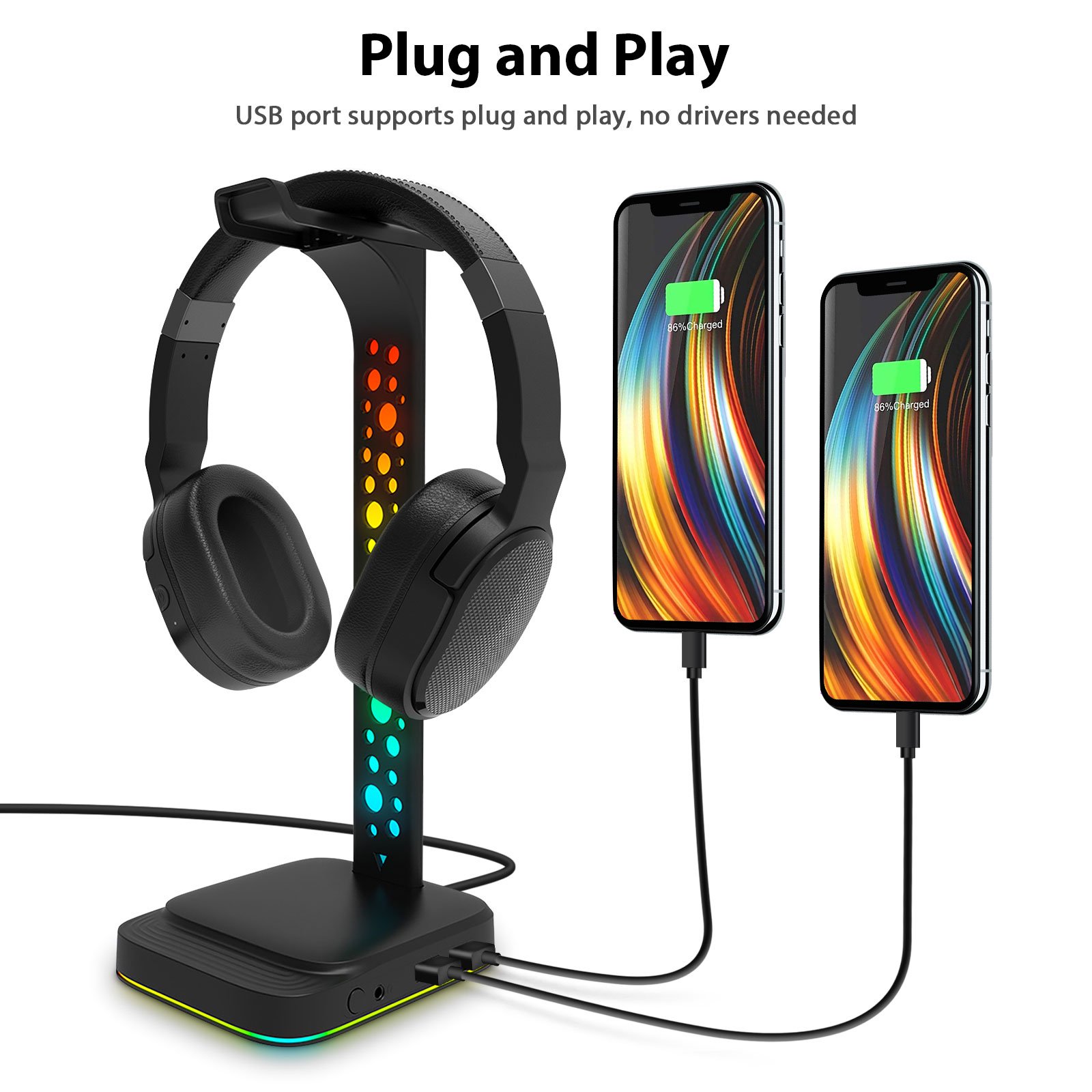 Headphones-Gaming-Headset-Stand-RGB-Headphone-Stand-with-3-5mm-AUX-2-USB-Charging-Ports-Headphone-Holder-with-10-Light-Modes-Gaming-Headset-for-Gamers-PC-34