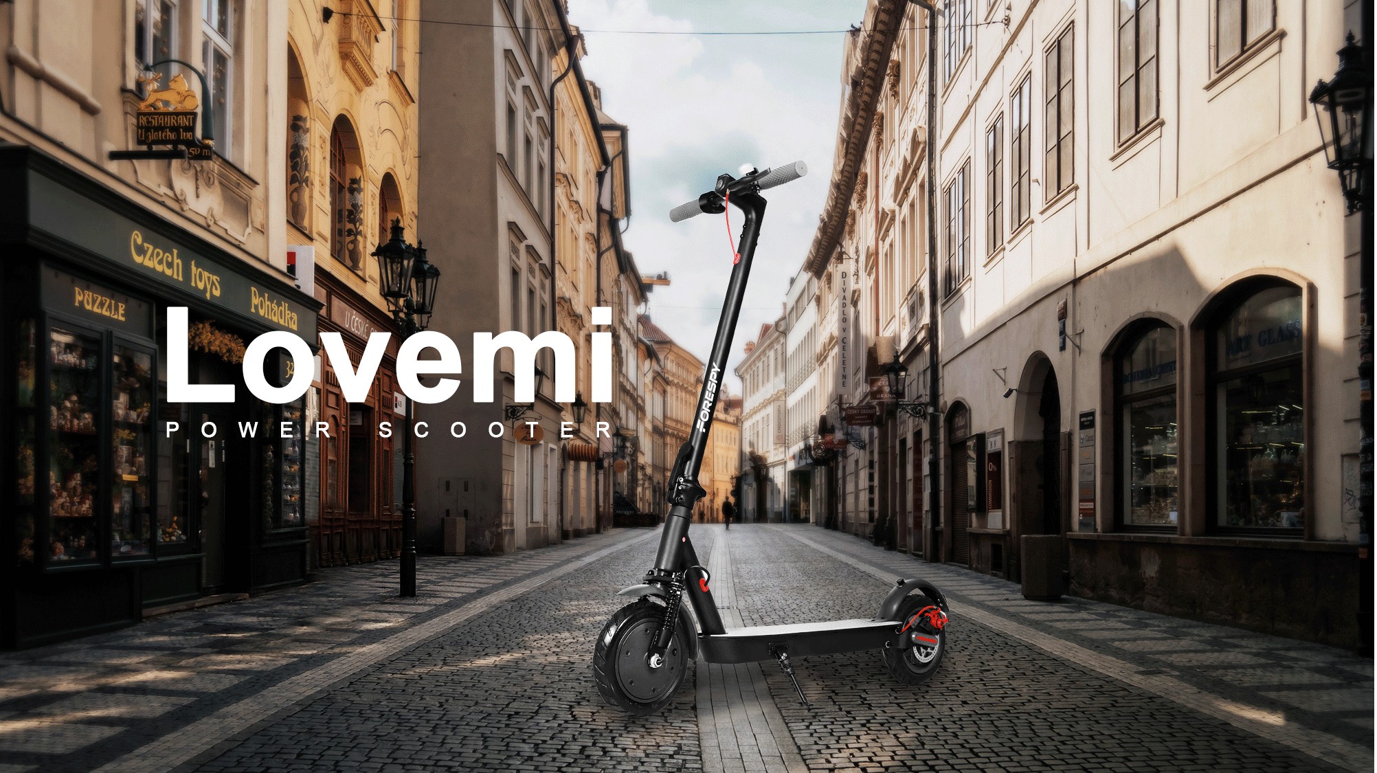 Forespy LoveMI Electric Scooter Adult, E Scooter 25km Long Range, 8.5inches  Solid Tire, 3 Speed Modes Adjustable, 350W/450W Motor, APP Control 