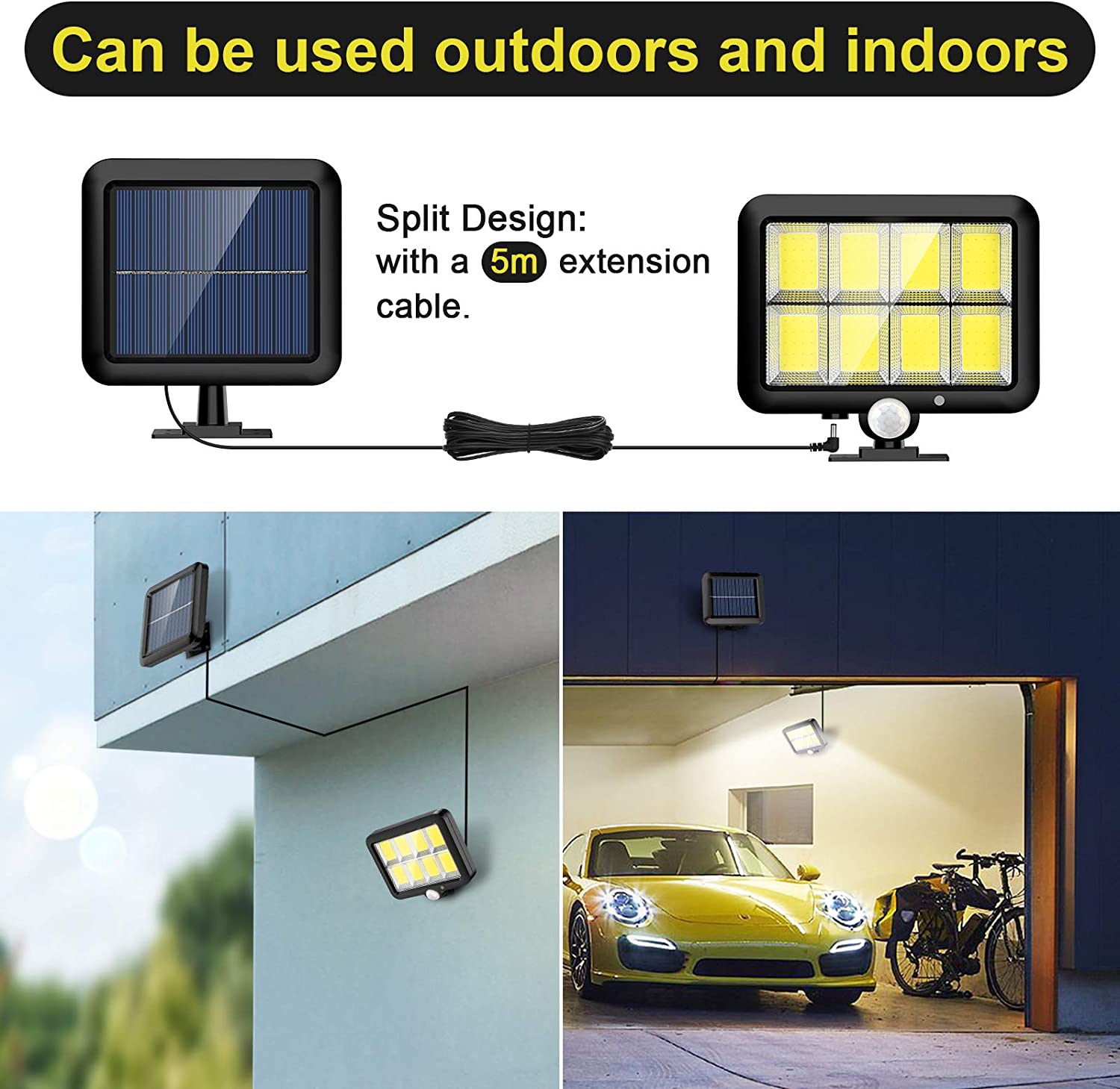 LED-Flood-Street-Lights-Solar-Lights-Outdoor-Motion-Sensor-Security-Led-Flood-Light-160-Bright-COB-LED-Adjustable-Solar-Panel-3-Lighting-Modes-for-Yard-Garden-Garage-14