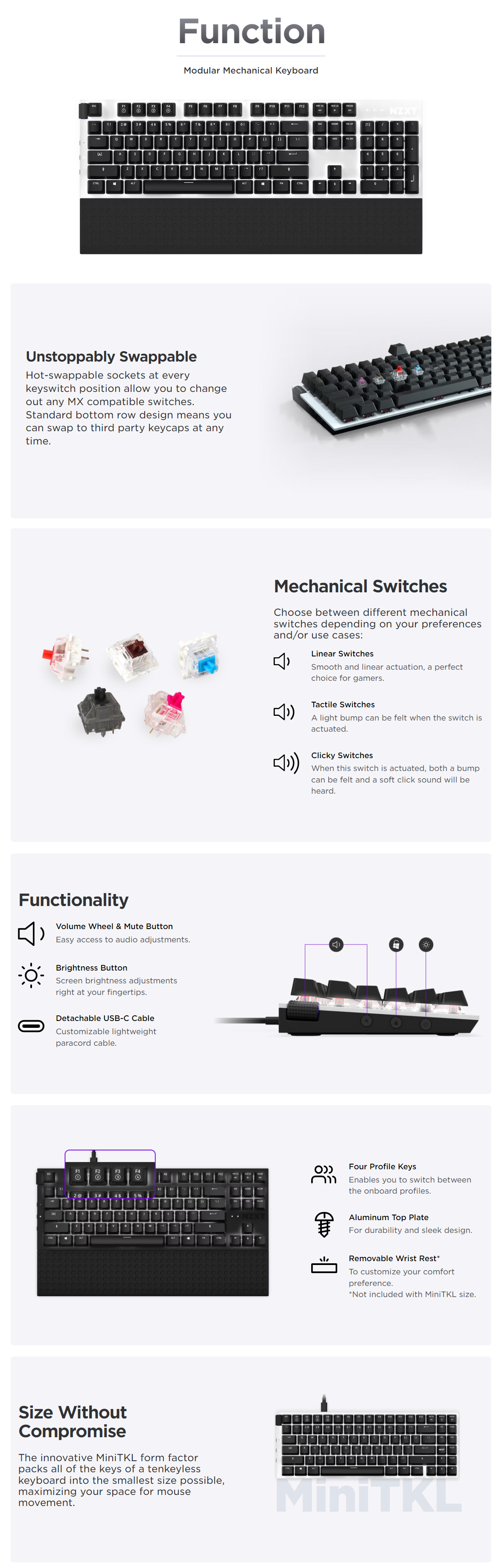 Keyboards-NZXT-Function-Tenkeyless-RGB-White-Mechanical-Keyboard-Gateron-Red-Switch-4