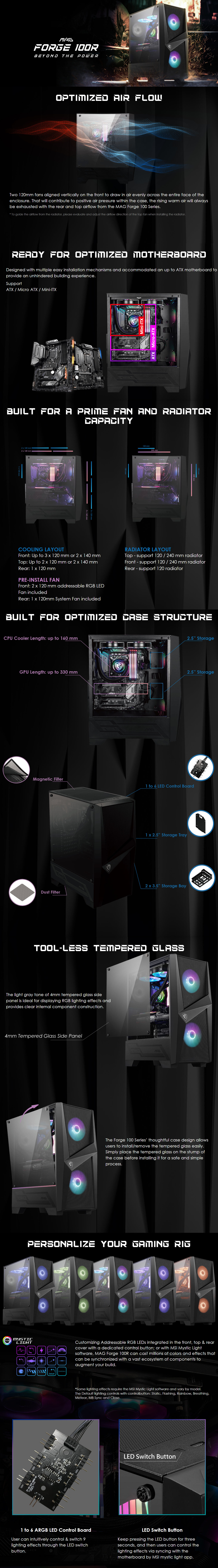 MSI-Cases-MSI-MAG-Forge-100R-RGB-TG-Mid-Tower-ATX-Case-1