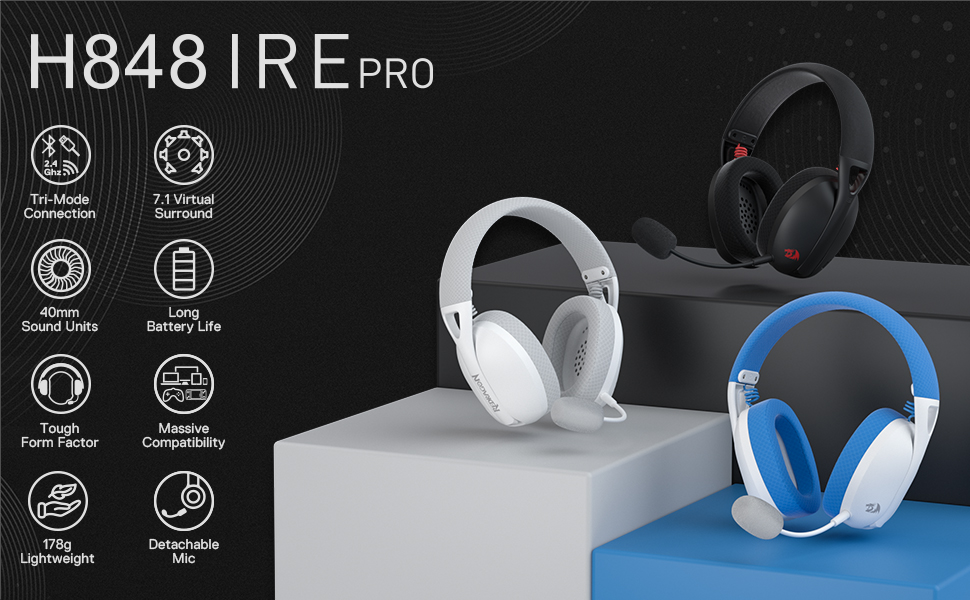Headphones-Redragon-H848-Bluetooth-Wireless-Gaming-Headset-Lightweight-7-1-Surround-Sound-40MM-Drivers-Detachable-Microphone-Blue-15