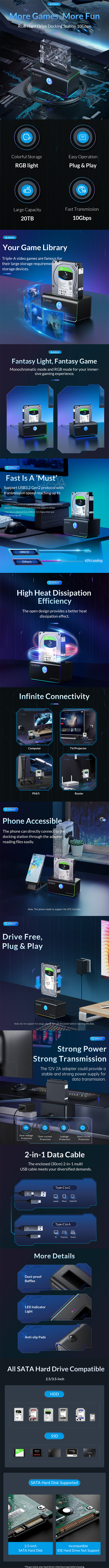 Enclosures-Docking-Orico-2-5in-3-5in-HDD-SSD-Adjustable-RGB-Single-Bay-Dock-1
