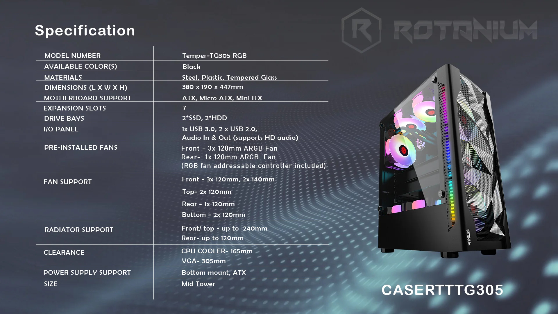 Cases-Rotanium-Temper-TG305-RGB-Mid-Tower-ATX-Gaming-Case-3