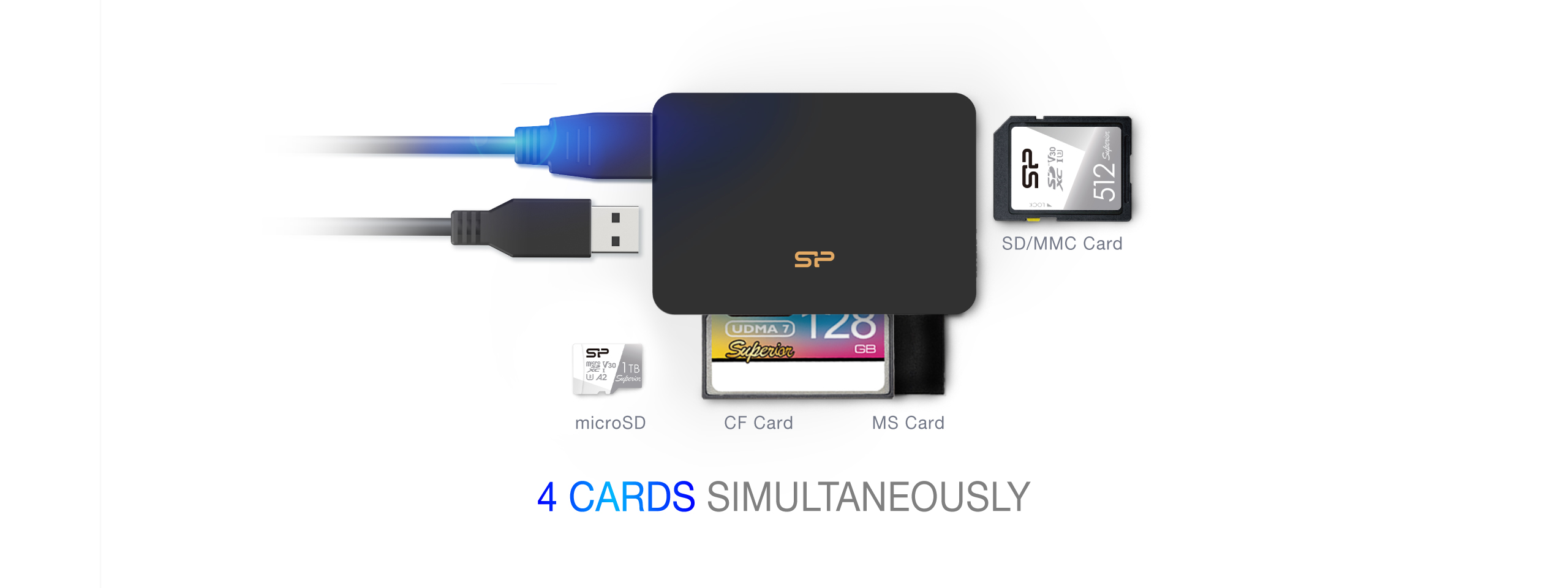 Card-Readers-Silicon-Power-All-in-One-USB-3-2-Gen-1-Type-A-Card-Reader-for-SD-MicroSD-MMC-CF-and-MS-5 Card-Readers-Silicon-Power-All-in-One-USB-3-2-Gen-1-Type-A-Card-Reader-for-SD-MicroSD-MMC-CF-and-MS-5
