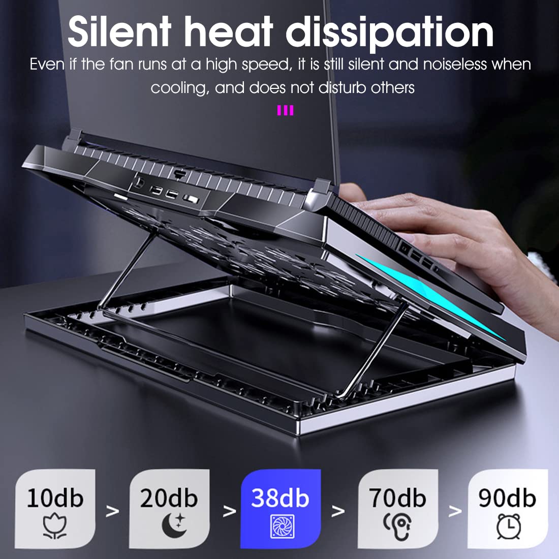 Laptop-Accessories-Laptop-Cooling-Pad-Gaming-Laptop-Stand-Cooler-Pad-with-6-Cooling-Fans-Notebook-Riser-with-6-Adjustable-Height-2-USB-Port-for-11-17-3-Inch-Laptop-10