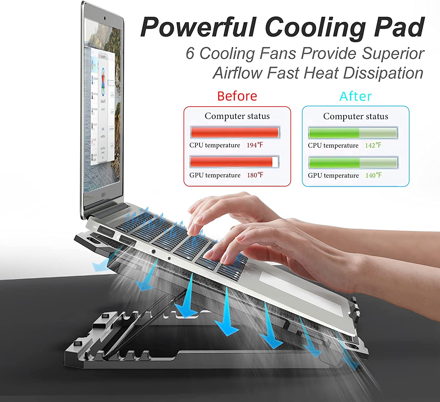 Laptop-Accessories-Laptop-Cooling-Pad-Gaming-Laptop-Stand-Cooler-Pad-with-6-Cooling-Fans-Notebook-Riser-with-6-Adjustable-Height-2-USB-Port-for-11-17-3-Inch-Laptop-7