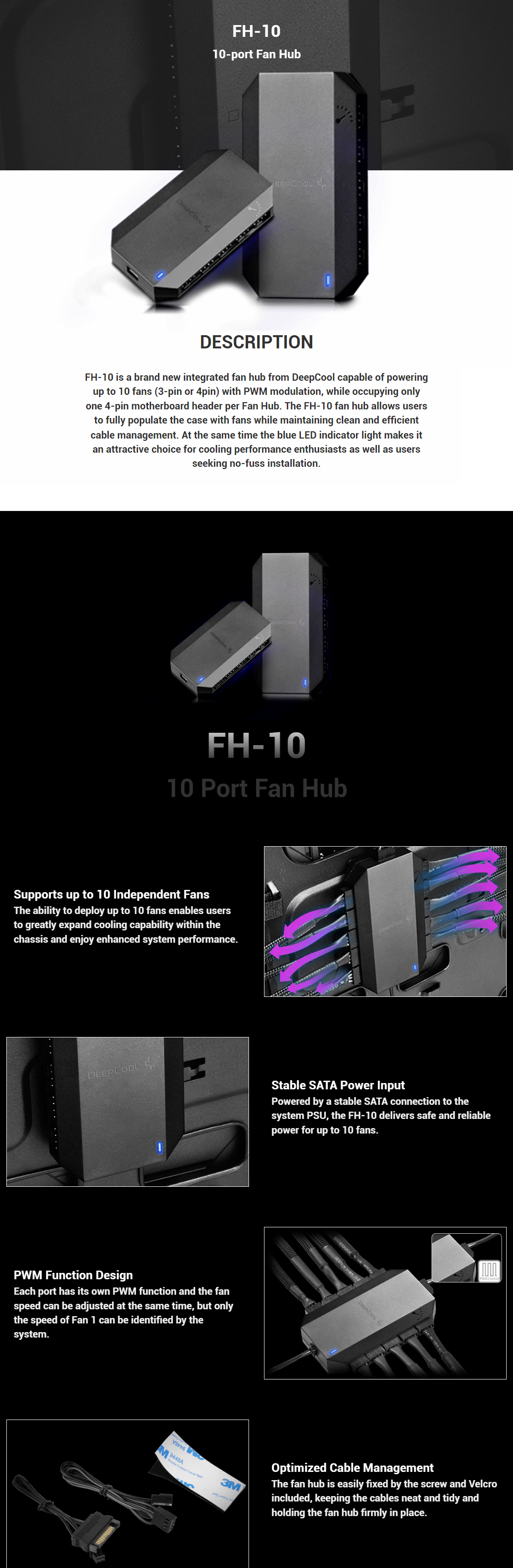 Fan-Accessories-Deepcool-10-Port-PWM-Fan-Hub-4