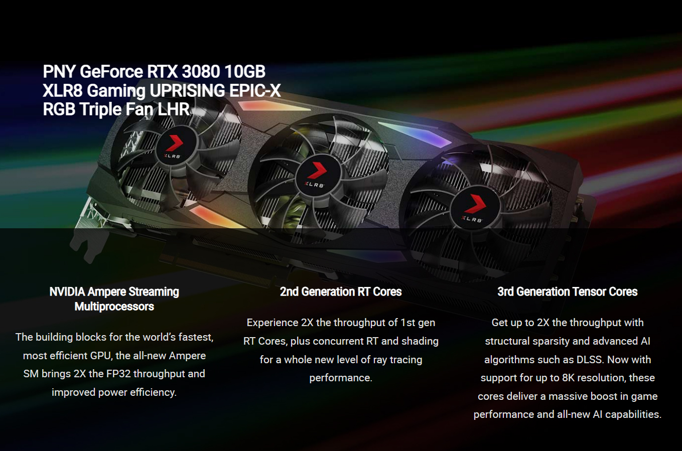 PNY-GeForce-RTX-3080-10GB-XLR8-Gaming-Uprising-EPIC-X-RGB-Triple-Fan-LHR-Graphics-Card-1