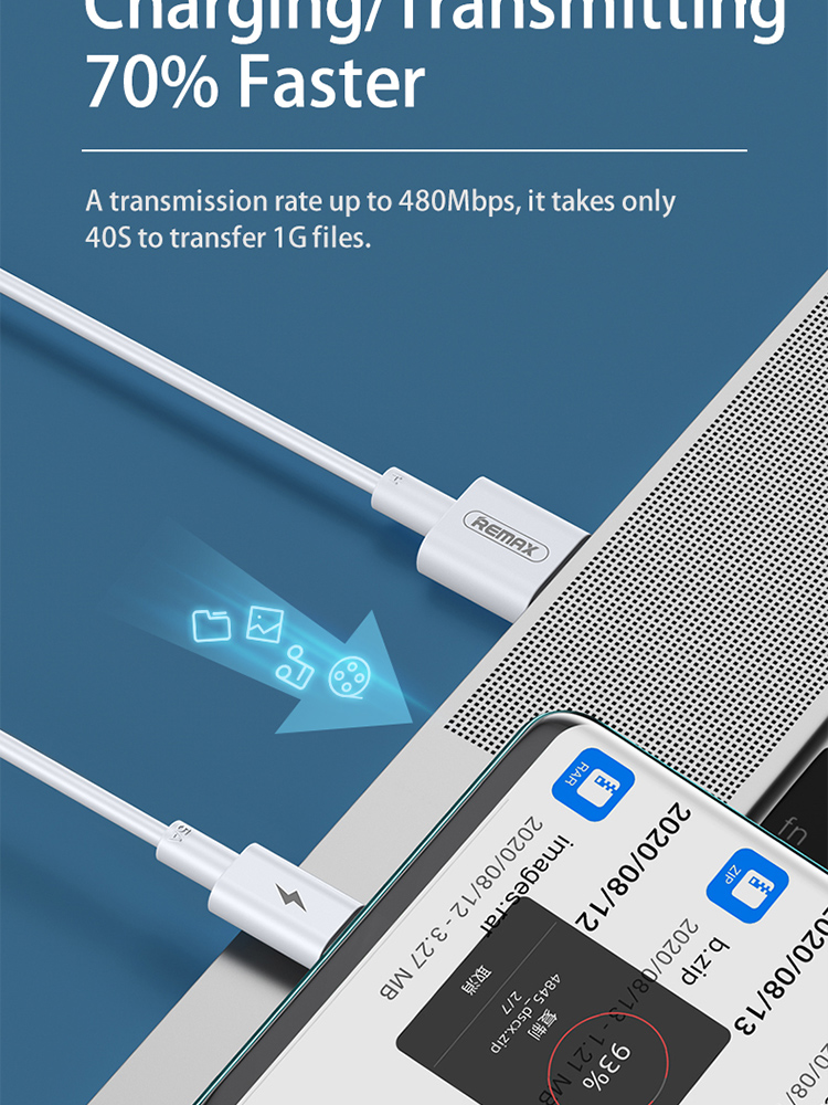 Phones-Accessories-MOREJOY-Remax-5A-Super-Fast-Charging-and-Data-TransmissionCable-1M-A-to-C-Wihte-Cable-17