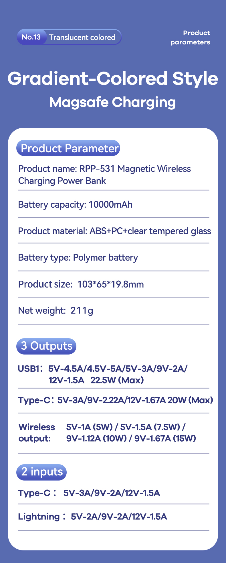 Mobile-Phone-Accessories-MOREJOY-Remax-Portable-Magnetic-Wireless-Power-Banks-10000Mah-Rpp-531-Pd20W-Qc22-5W-Eu-Fcc-Wholesale-Oem-2023-New-Product-Mini-Powerbank-Blue-40
