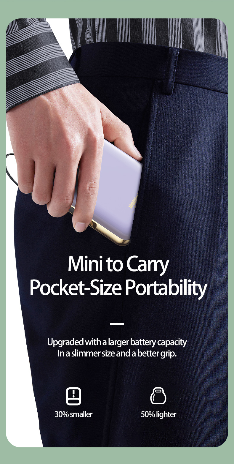 Mobile-Phone-Accessories-MOREJOY-Remax-RPP-286-PowerBank-Pocket-Type-C-Cables-Usb-Mini-lightning-cable-portable-10000Mah-Black-44