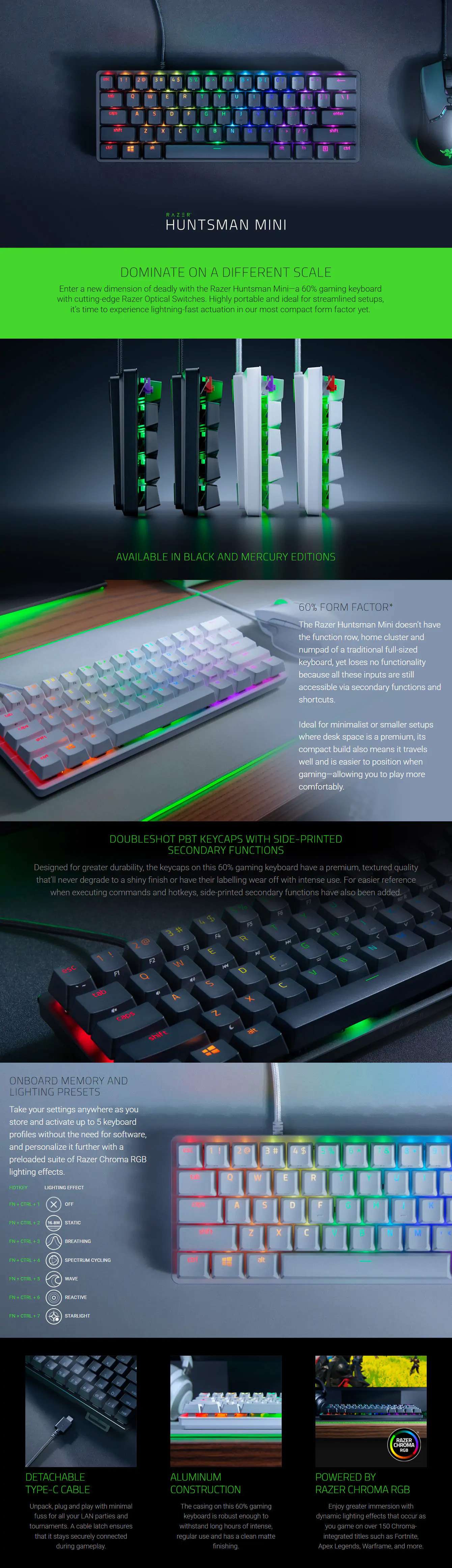 Keyboards-Razer-Hunstman-Mini-60-RGB-Wired-Gaming-Keyboard-Black-Linear-Optical-Switch-Red-8