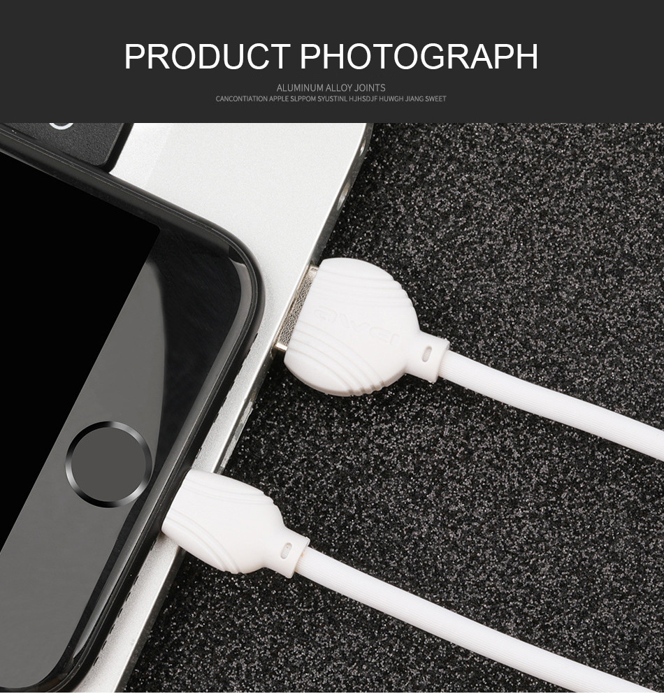 Phones-Accessories-MOREJOY-Awei-PC-2-1M-2-5A-Miscro-USB-Fast-Charging-Data-Cable-for-Mobile-Phones-White-2