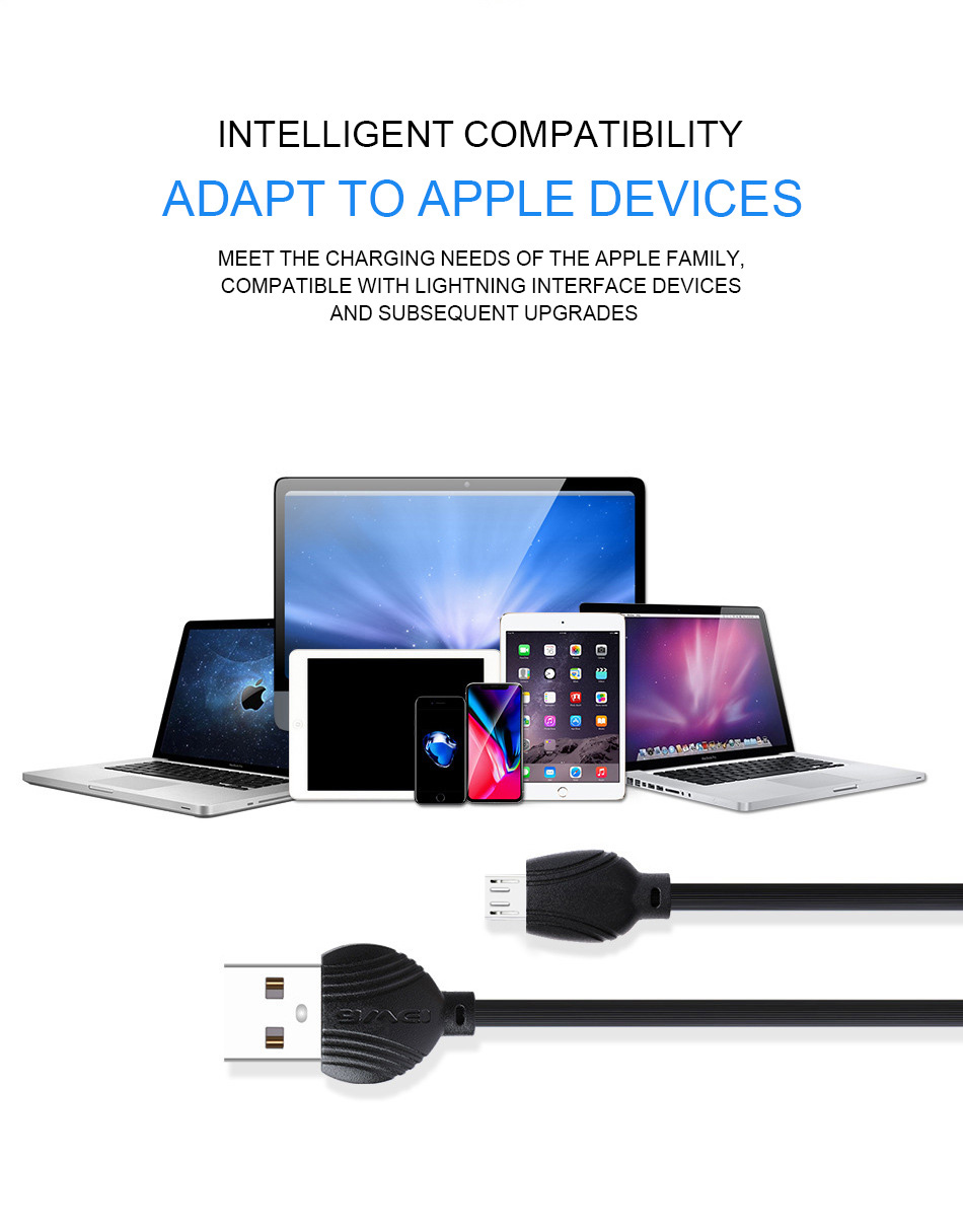 Phones-Accessories-MOREJOY-Awei-PC-2-1M-2-5A-Miscro-USB-Fast-Charging-Data-Cable-for-Mobile-Phones-White-5