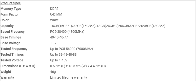 DDR5-RAM-Patriot-Viper-Elite-5-RGB-48GB-DDR5-2x24GB-6000MHZ-7