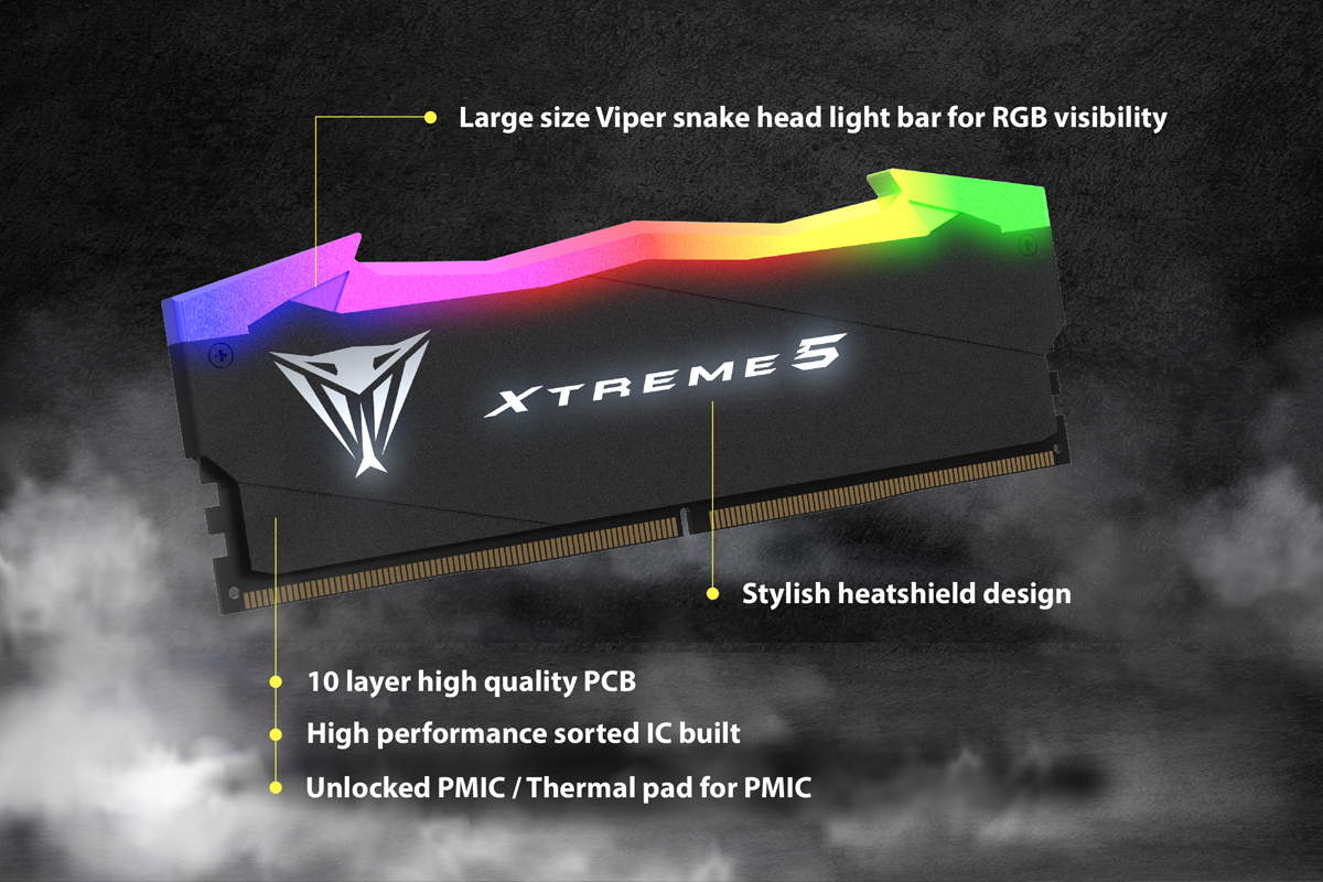 DDR5-RAM-Patriot-Viper-Xtreme-5-RGB-48GB-DDR5-2x24GB-8000MHZX-5