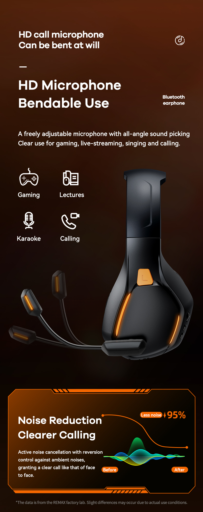 MOREJOY-Remax-Wireless-Gaming-Headphones-Bluetooth-Headset-BT-5-3-High-speed-transmission-with-HD-Microphone-Black-17