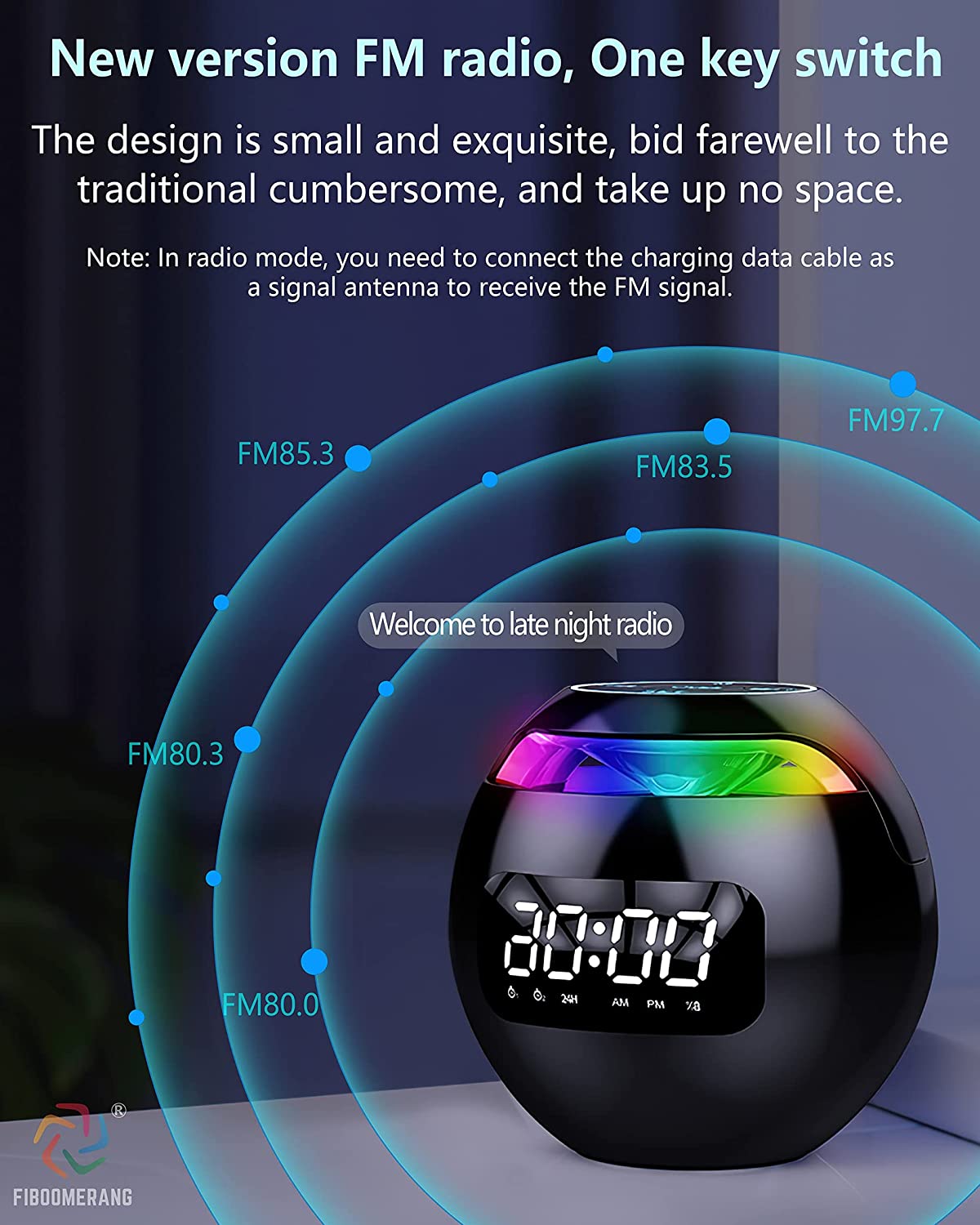 Speakers-Alarm-Clock-for-Bedrooms-Digital-Alarm-Clock-Radios-with-Bluetooth-Speaker-5