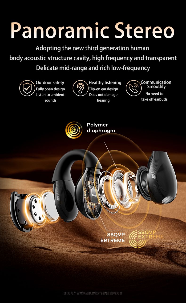 MOREJOY-Remax-Open-Ear-Clip-Headphones-Wireless-Earbuds-Bluetooth-5-3-Sports-Earbuds-Built-in-Microphone-with-Earhooks-Wireless-Charging-Case-Display-14