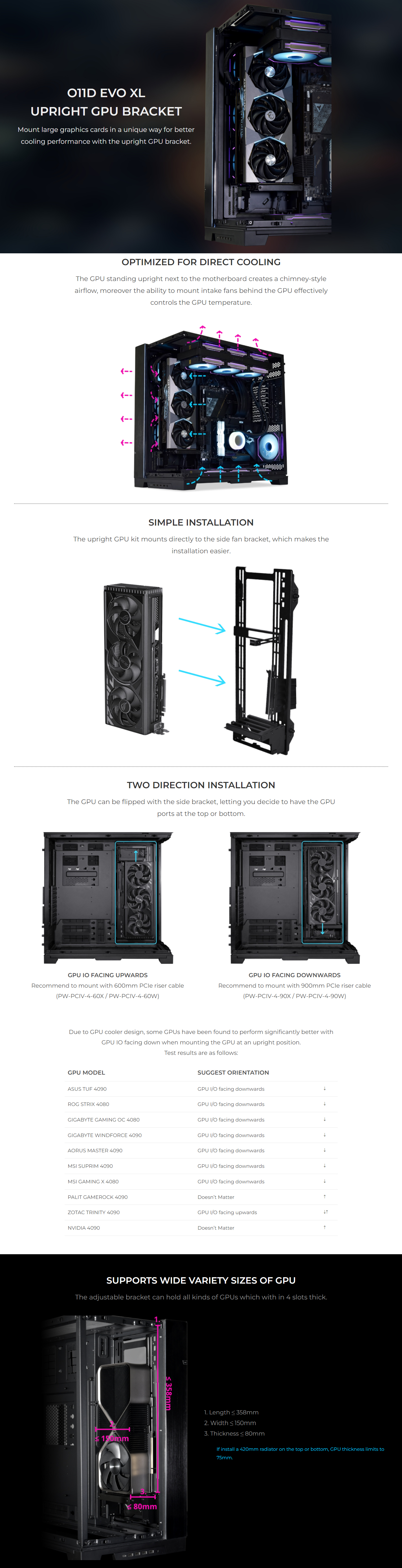 Case-Accessories-Lian-Li-O11D-EVO-XL-Upright-GPU-Bracket-Black-1