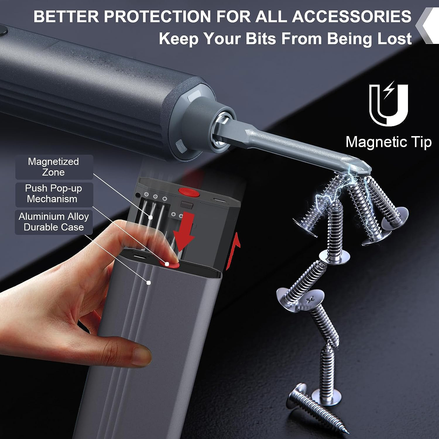 Magnetic 2025 electric screwdriver