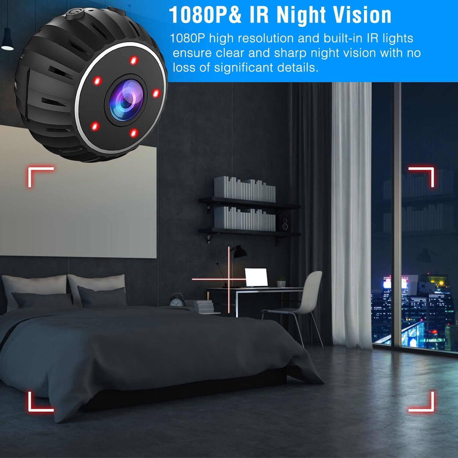 Security-Cameras-Mini-Camera-for-Home-Security-1080p-HD-Mini-IR-Camera-WiFi-Wireless-Small-Indoor-Nanny-Camera-Cell-Phone-APP-Control-with-A-Wide-Angle-Remote-View-10