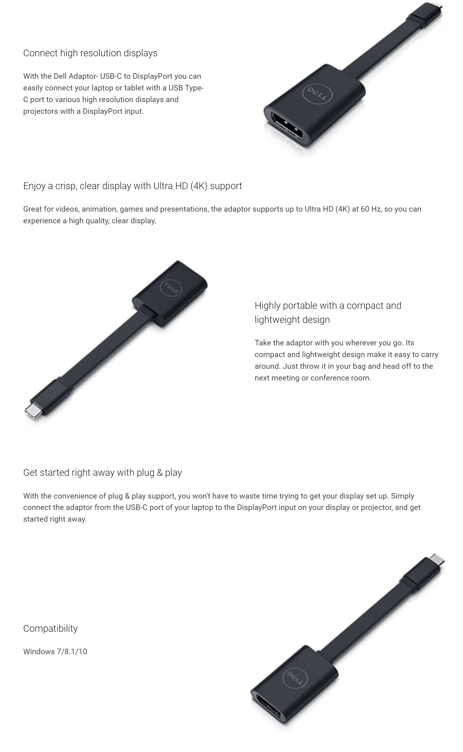 USB-Cables-Dell-USB-C-Male-to-DisplayPort-Female-Cable-Adapter-2