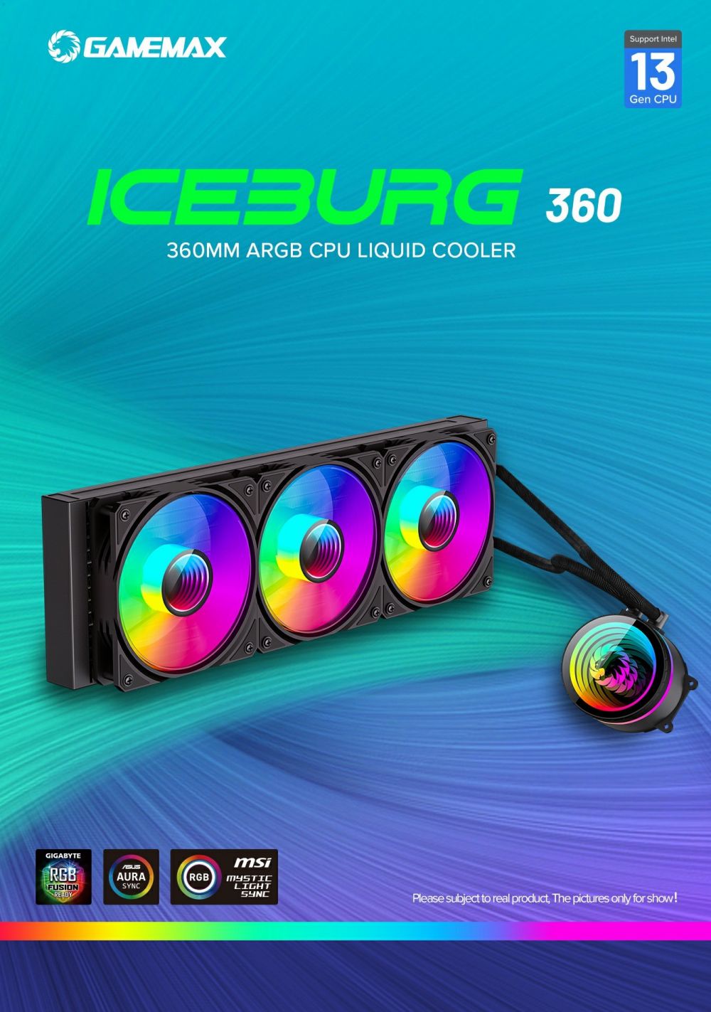 CPU-Cooling-Gamemax-Liquid-CPU-Cooler-IceBurg-Infinity-360-13