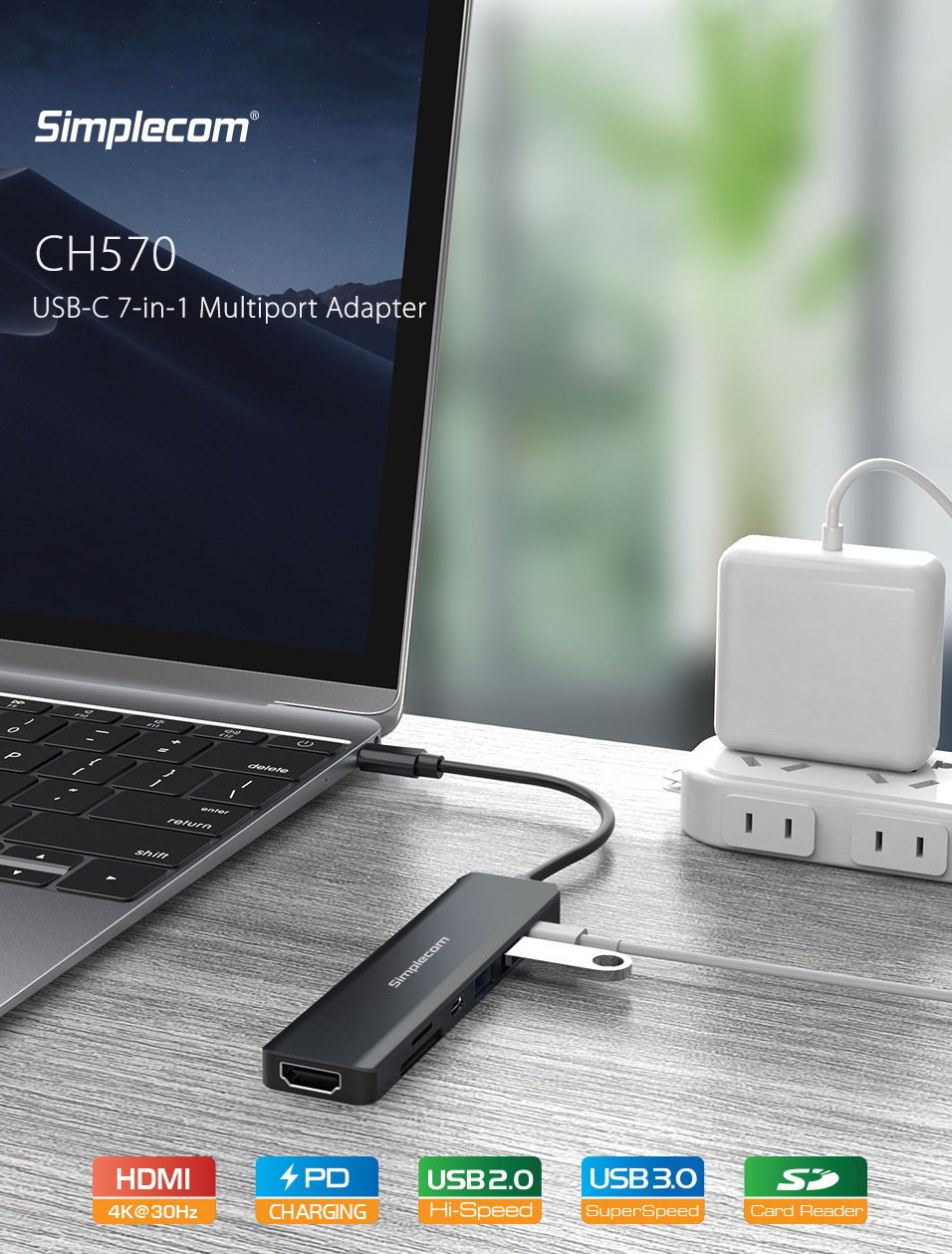 USB-Hubs-Simplecom-CH570-7-in-1-USB-C-Multiport-Adapter-Hub-2