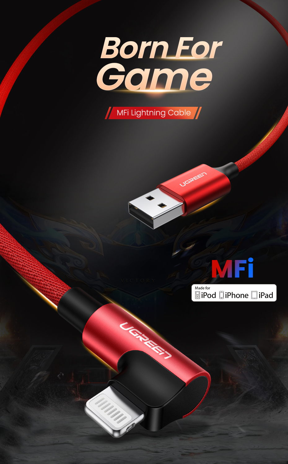 Electronics-Appliances-UGREEN-Angled-Lightning-To-USB-2-0-A-Male-Cable-90-Angle-Red-3