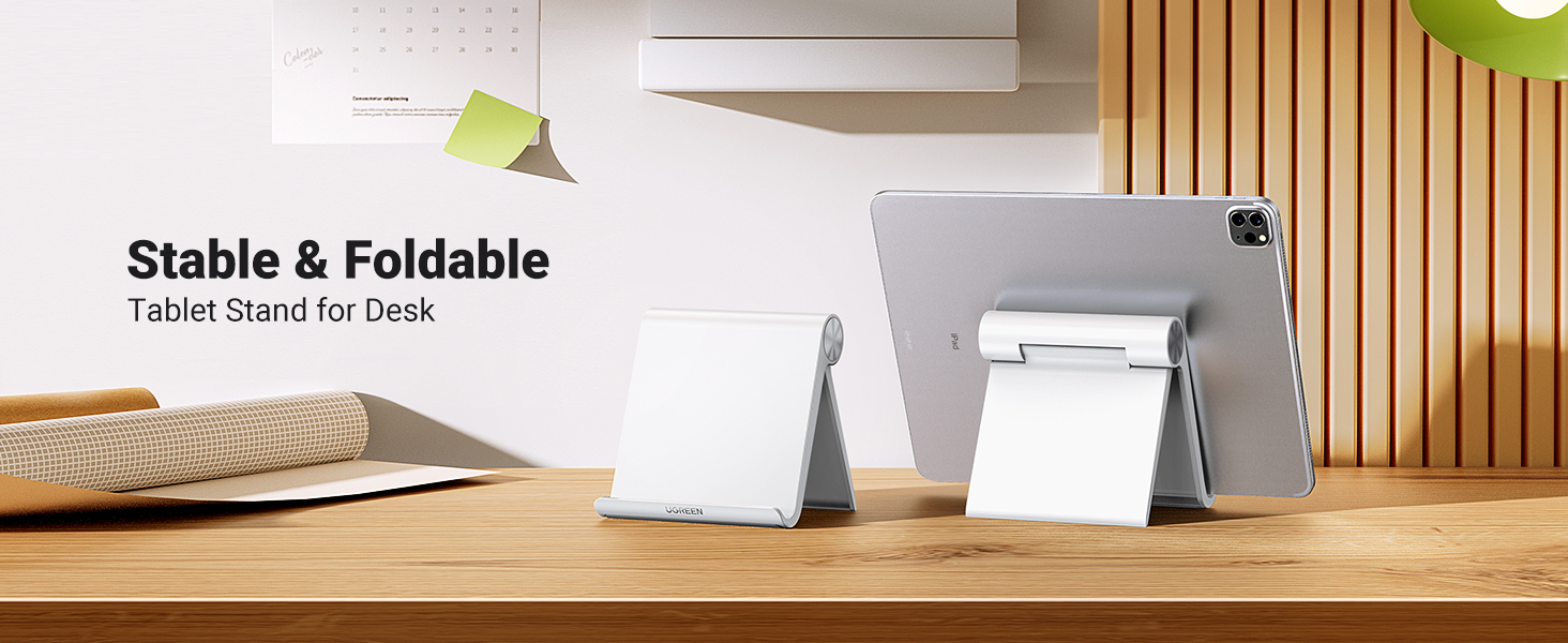 Electronics-Appliances-UGREEN-Multi-Angle-Adjustable-Portable-Stand-for-iPad-white-4