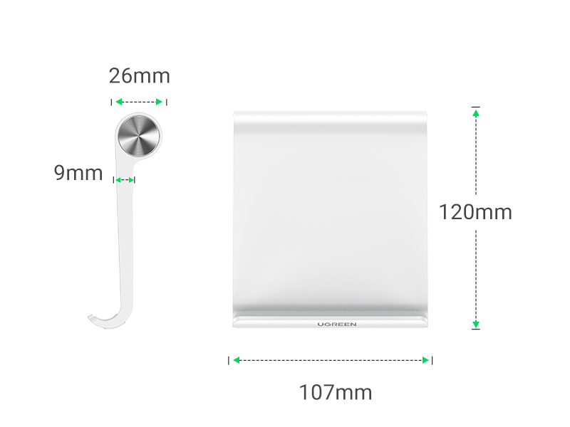 Electronics-Appliances-UGREEN-Multi-Angle-Adjustable-Portable-Stand-for-iPad-white-8