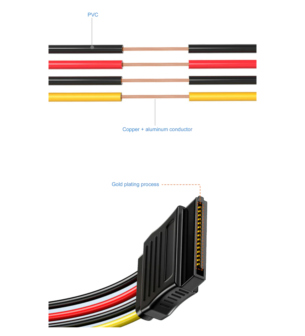 Internal-Power-Cables-Cruxtec-PST-15PT2-20BK-SATA-Power-Splitter-Cable-15pin-Male-to-2-x-15pin-Female-20cm-2