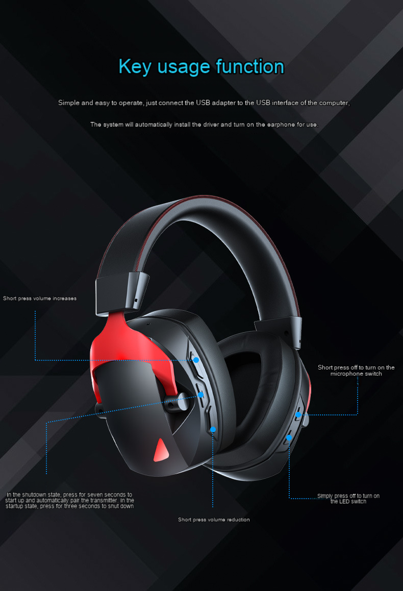 BL-100-Bluetooth-Headphones-Stereo-Over-Ear-Wireless-Headset-Professional-Recording-Studio-Monitor-DJ-Gaming-Headphones-8