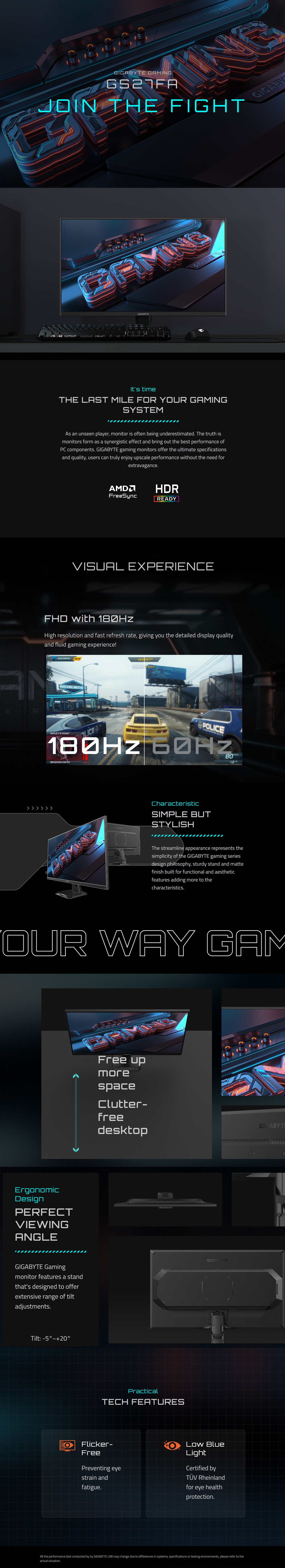 Monitors-Gigabyte-27in-FHD-180Hz-SuperSpeed-IPS-Gaming-Monitor-GS27FA-1