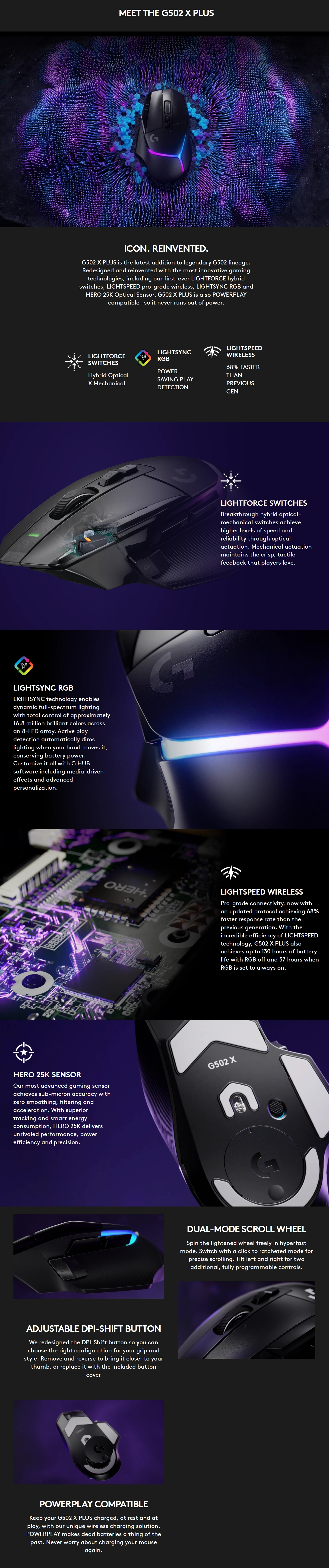 Logitech-G502-X-Plus-Wireless-RGB-Optical-Gaming-Mouse-Black-910-006164-13