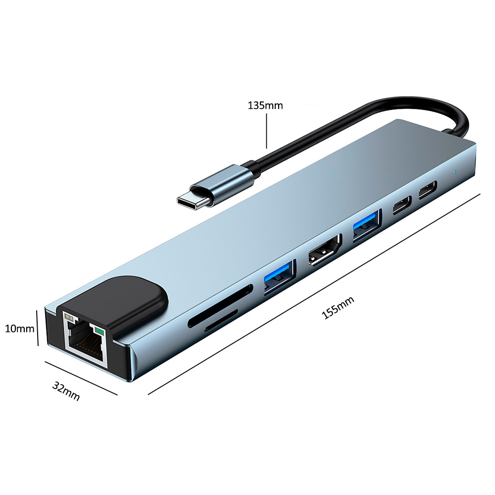 USB-Hubs-SEEDREAM-8-in-1-Multi-Functional-Hub-Adapter-with-135mm-USB-Extended-USB-3-0-Ports-SD-TF-Card-Reader-USB-Splitter-for-Keyboard-Mouse-Flash-Drives-etc-15