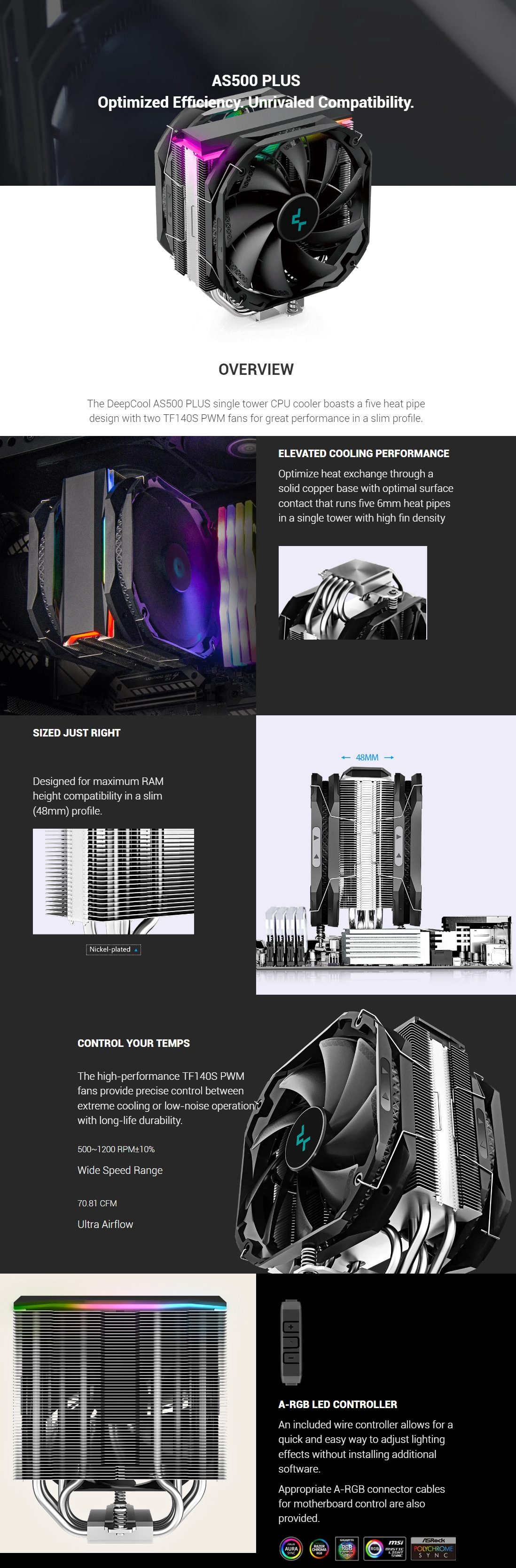 CPU-Cooling-DeepCool-AS500-Plus-Single-Tower-CPU-Cooler-R-AS500-BKNLMP-G-1