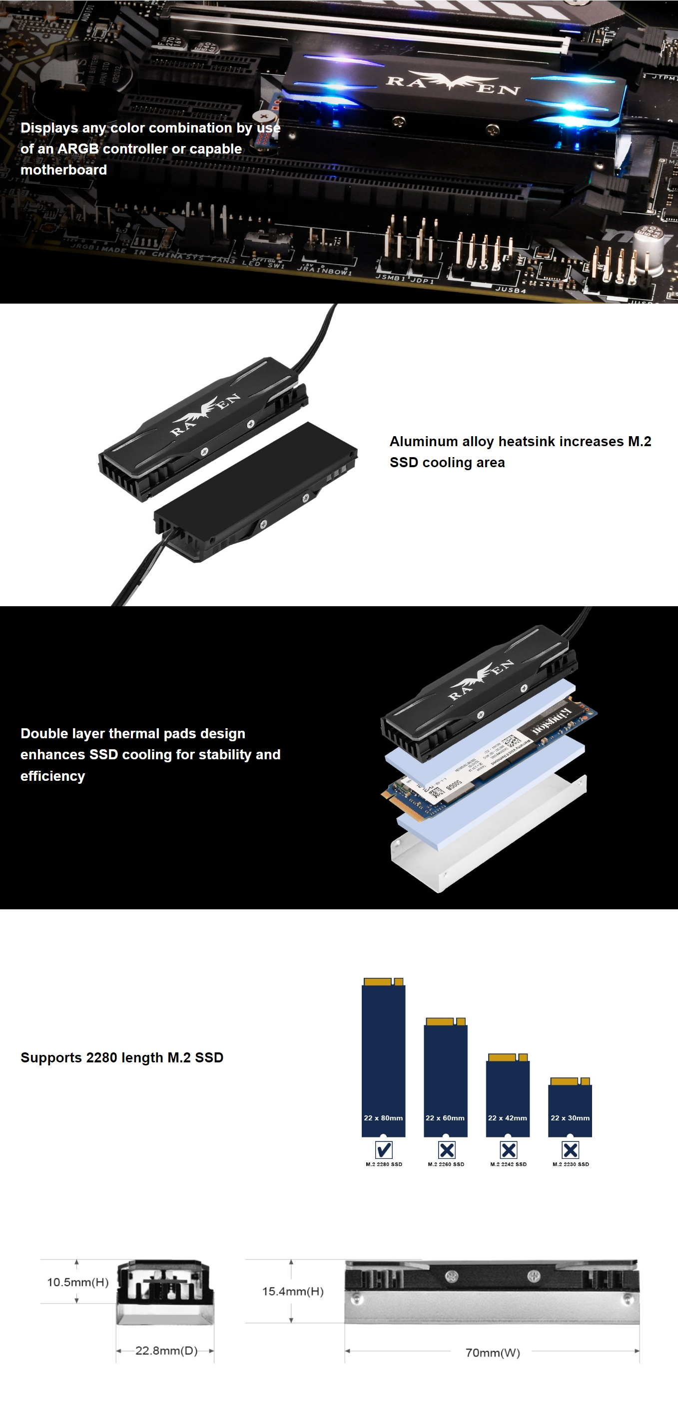 SSD-Hard-Drives-SilverStone-M-2-SSD-Cooling-Kit-with-ARGB-Lighting-SST-TP03-ARGB-2